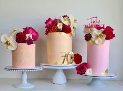 Elegantly Frosted Wedding Cakes